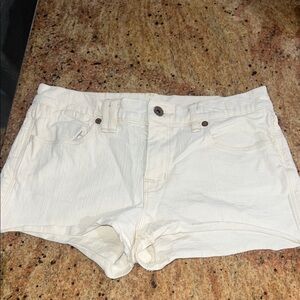 Madewell Women's White Jean Shorts